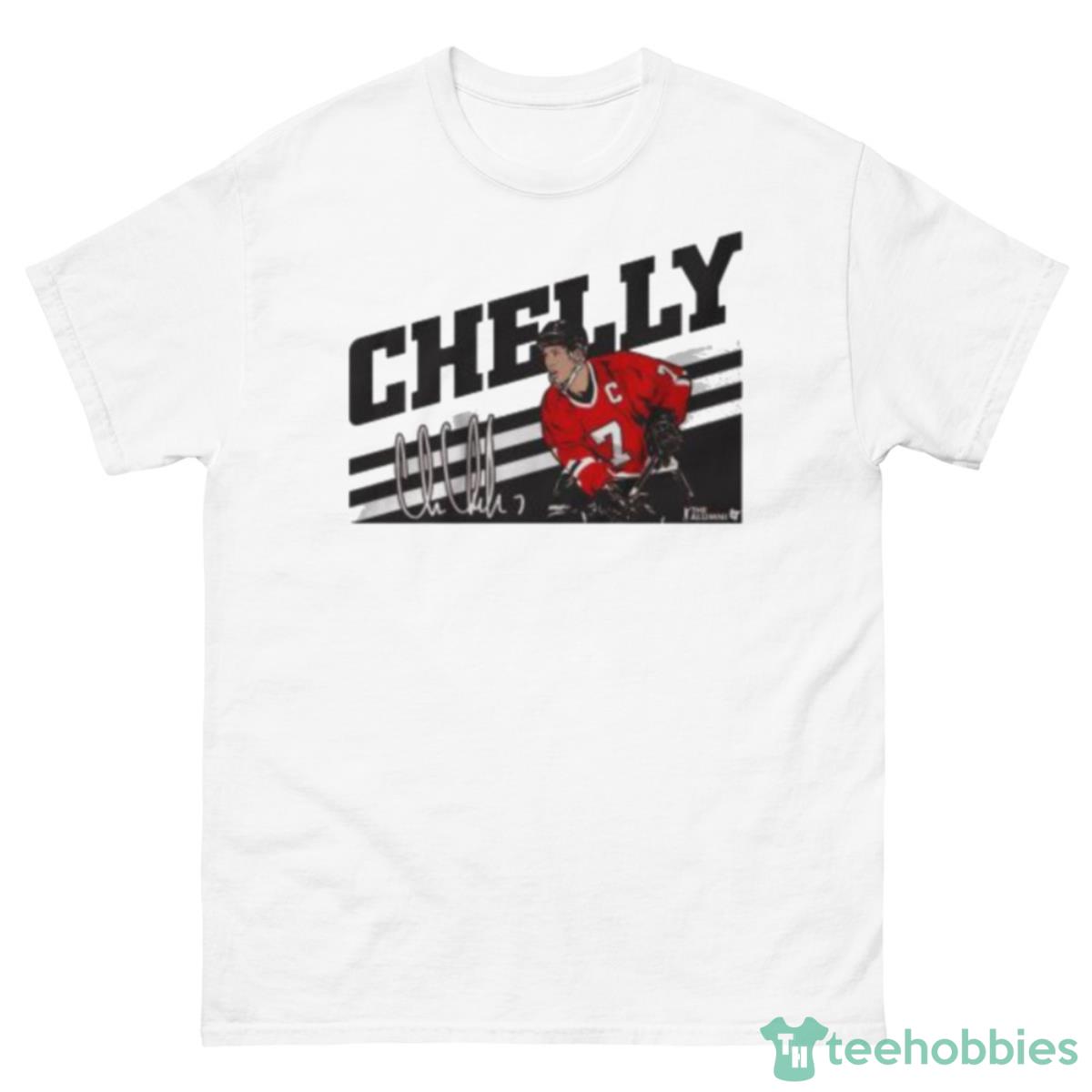 Chris Chelios Chicago Blackhawks Chelly Signature Shirt - 500 Men’s Classic Tee Gildan