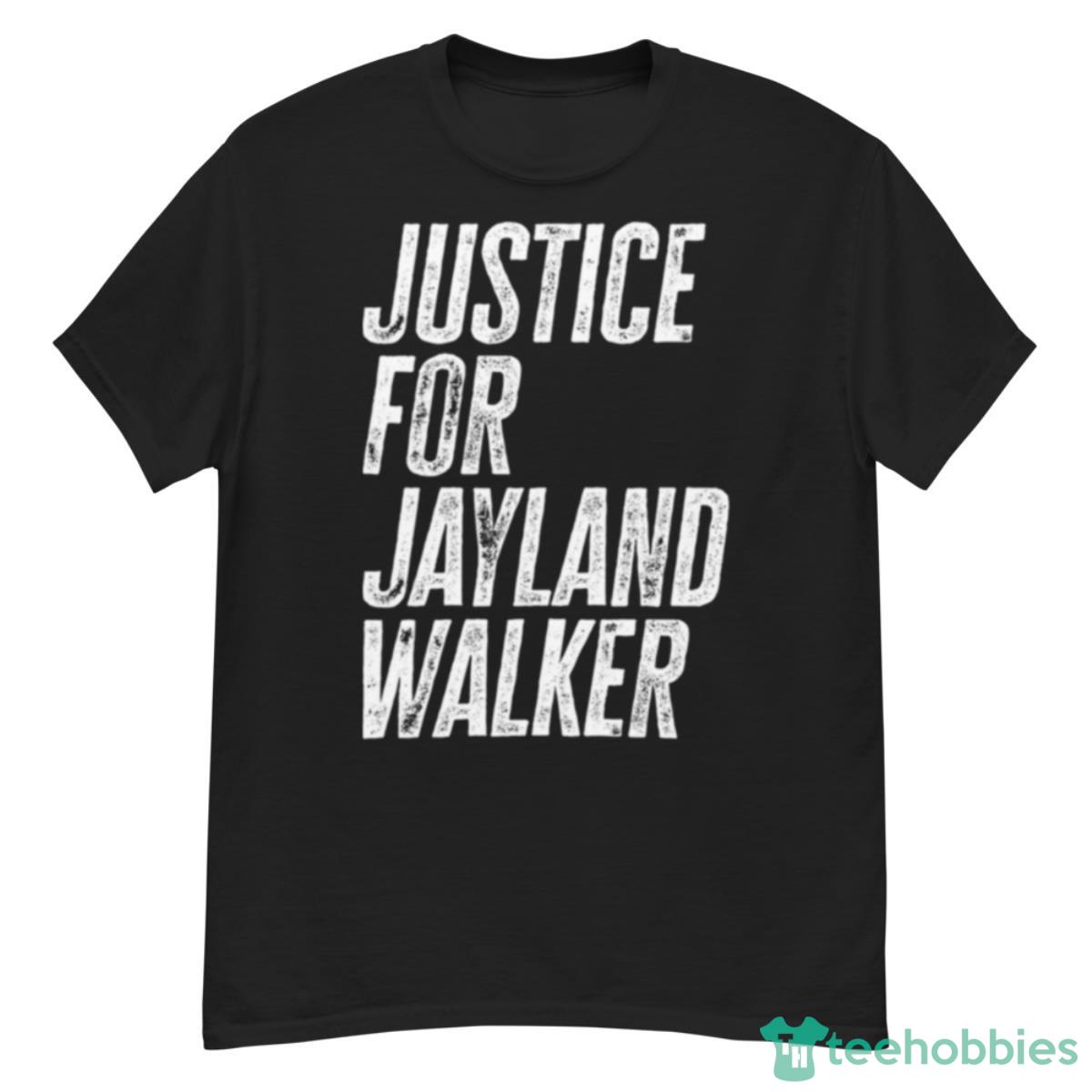 Classic Justice For Jayland Walker Text Grunge Texture Shirt - G500 Men’s Classic T-Shirt