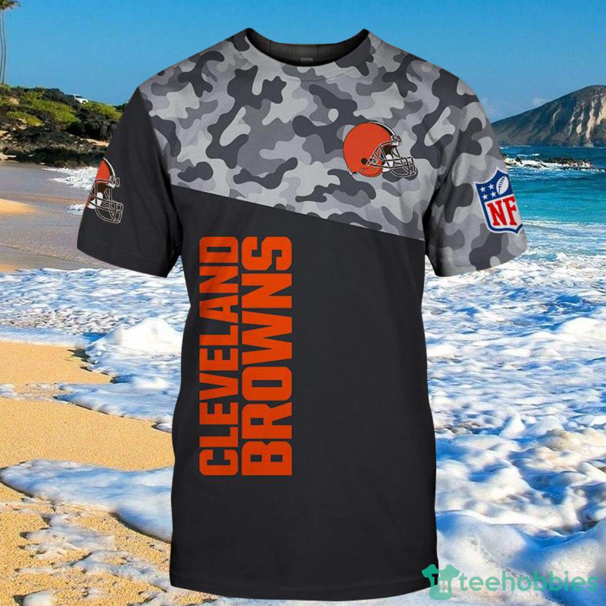 Cleveland Browns Military Shirt 3D For Men And Women Product Photo 1