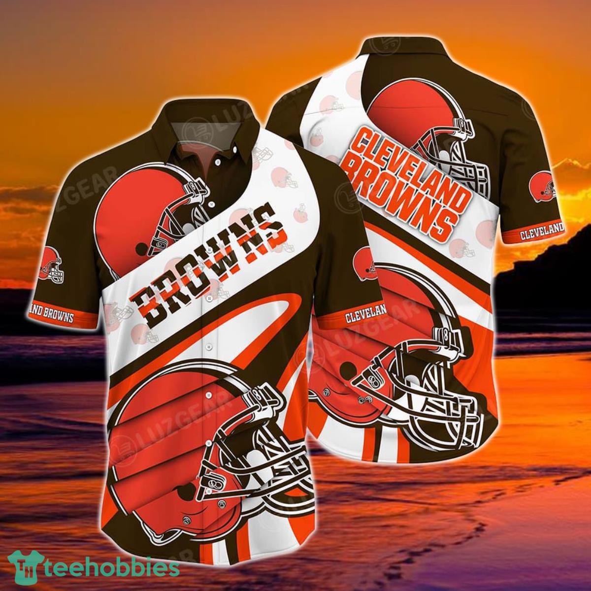 Cleveland Browns NFL Beach Shirt For Sports Best Fans This Summer NFL Hawaiian Shirt Product Photo 1