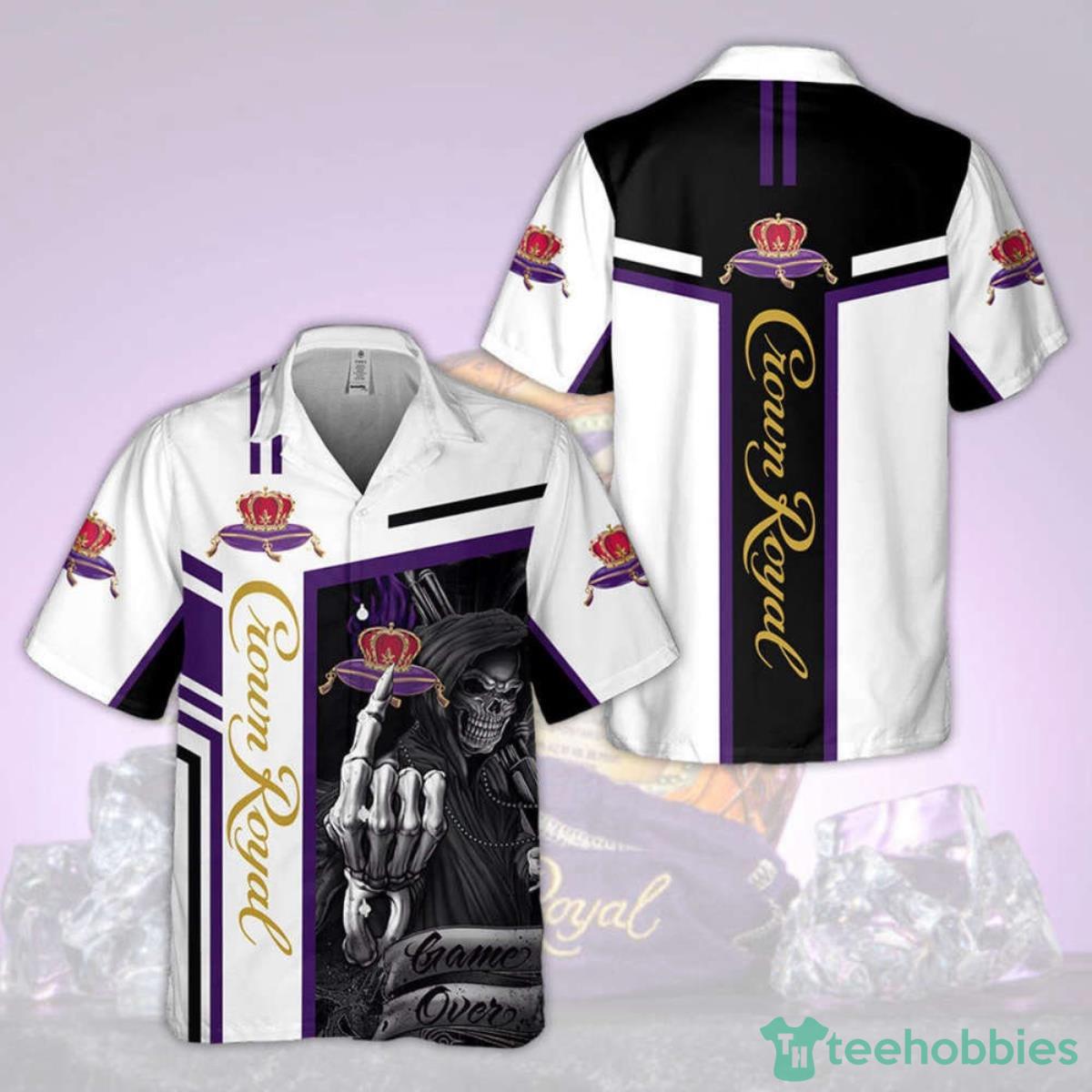 Crown Royal Death Game Over Hawaiian Shirt Perfect Gift Product Photo 1