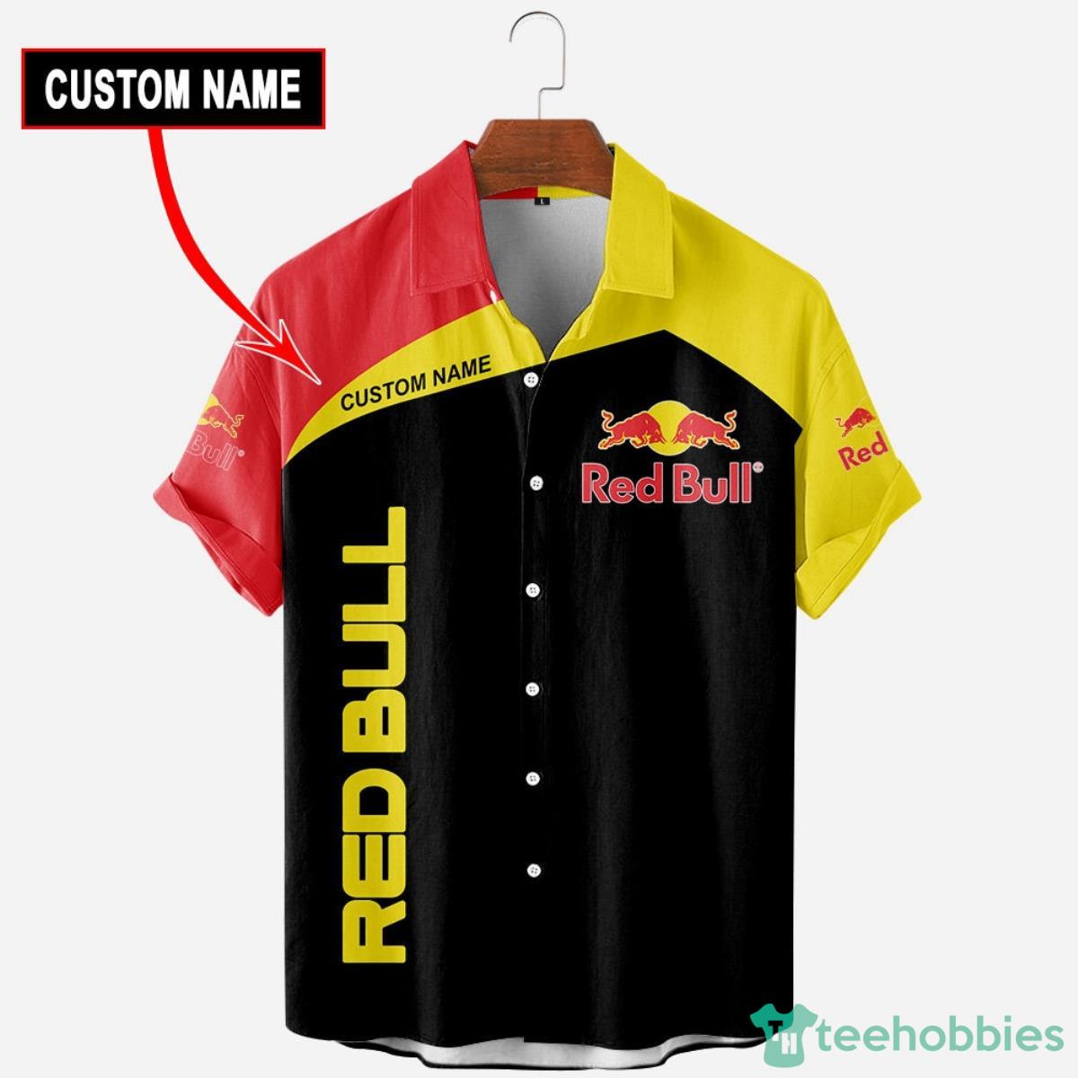 Custom Name Red Bull Full Printing Hawaiian Model 03 Shirt Perfect Gift Product Photo 1