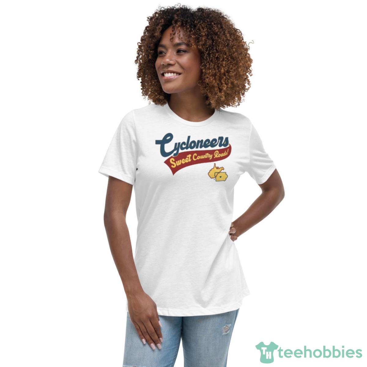 Cycloneers Sweet Country Roads State Shirt - Womens Relaxed Short Sleeve Jersey Tee Cycloneers Sweet Country Roads State Shirt - Womens Relaxed Short Sleeve Jersey Tee