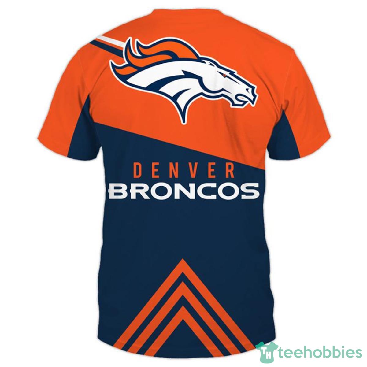 Denver Broncos NFL 3D Shirt Vintage For Men And Women Product Photo 2