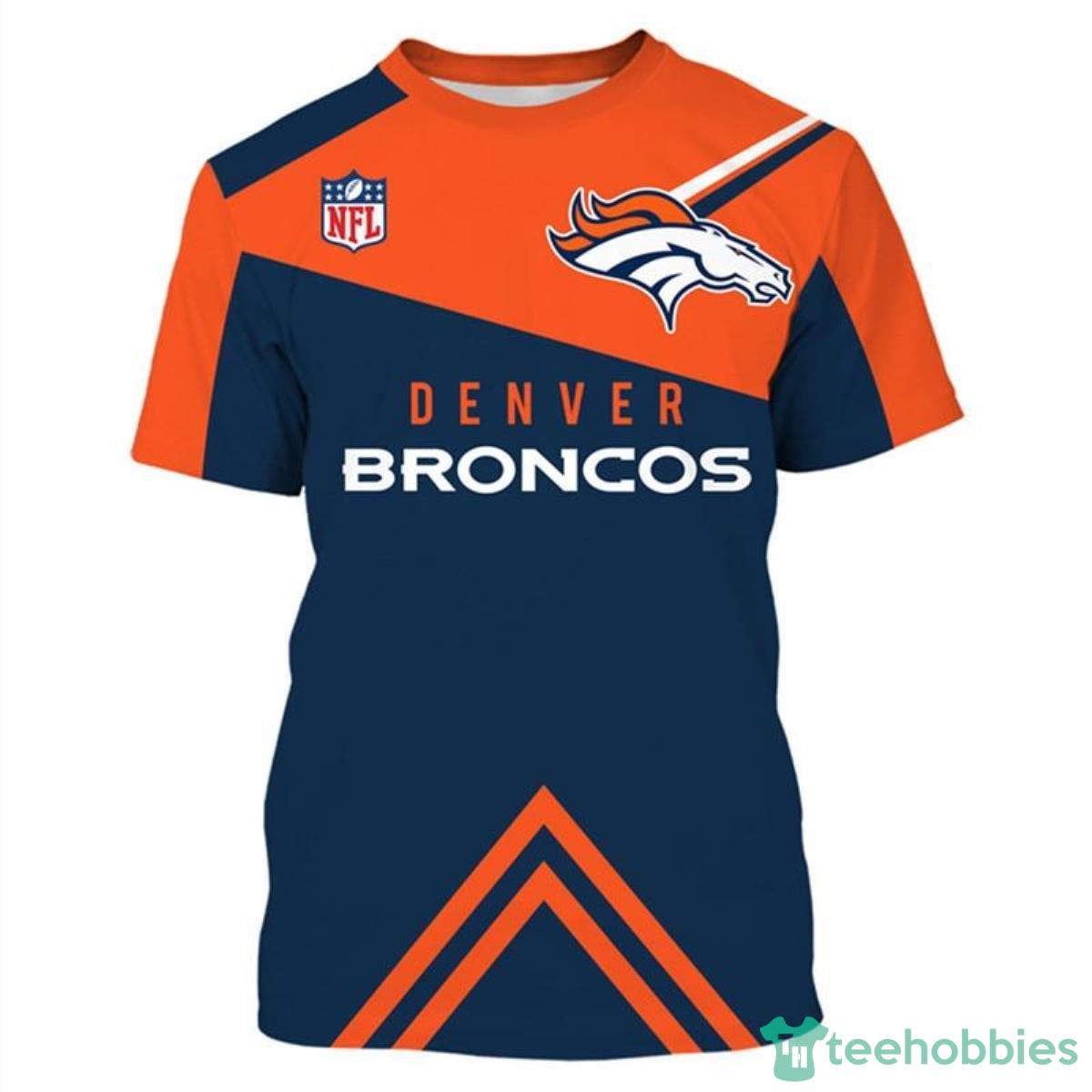 Denver Broncos NFL 3D Shirt Vintage For Men And Women Product Photo 1