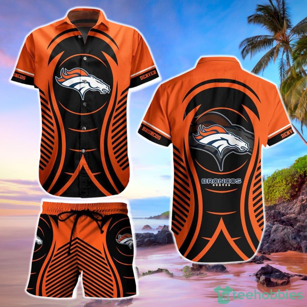 Denver Broncos NFL Hawaiian Shirt And Short New Collection Summer Best Gift For Big Fans Product Photo 1