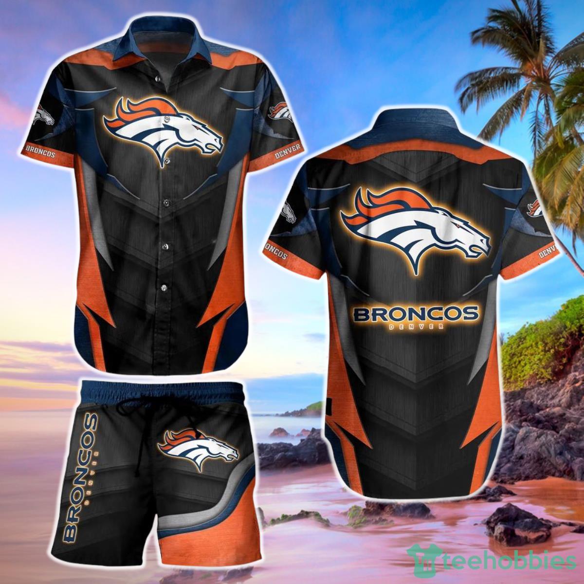 Denver Broncos NFL Hawaiian Shirt And Short Summer Perfect Gift For Fans Product Photo 1