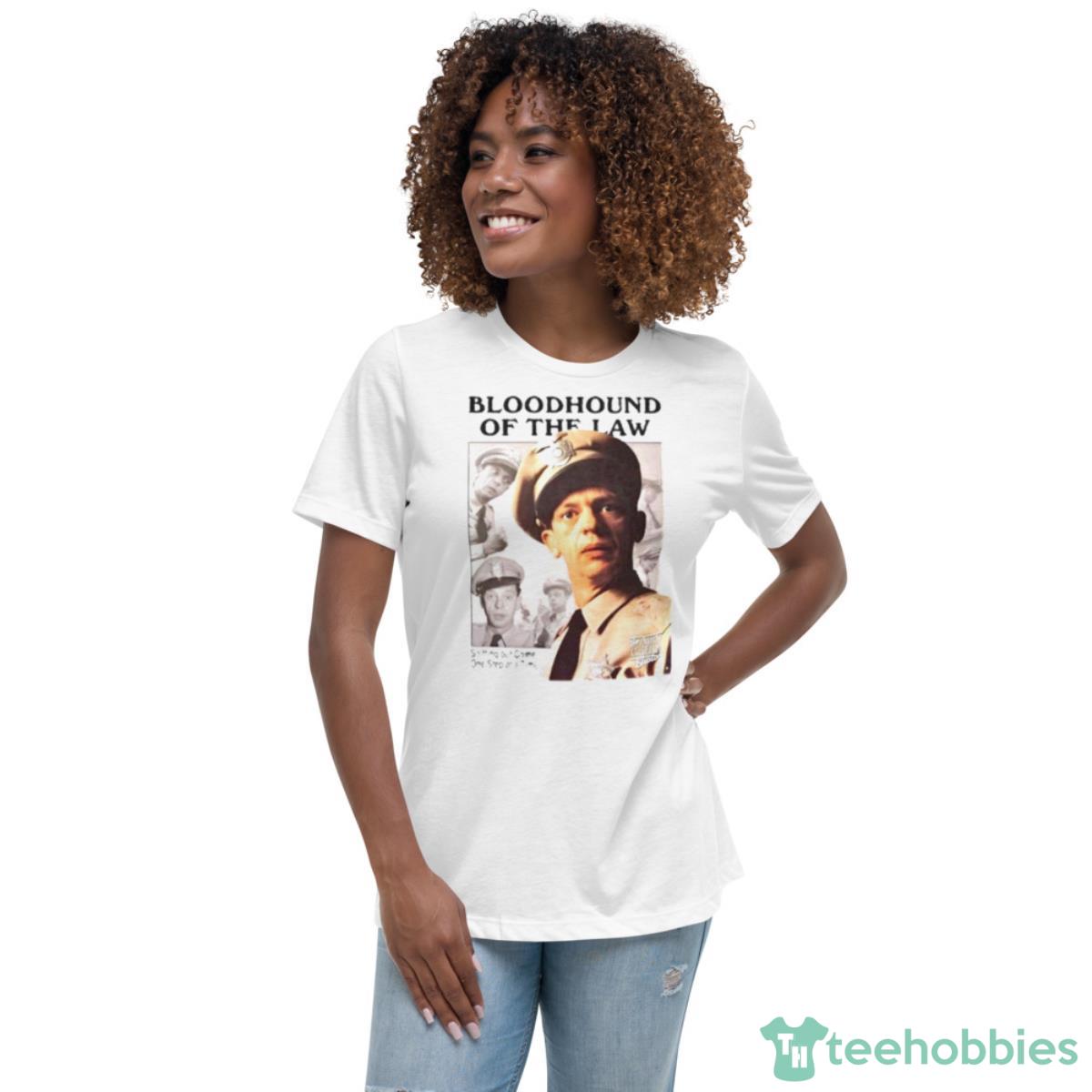 Deputy Barney Fife Dark Cool Andy Griffith Shirt - Womens Relaxed Short Sleeve Jersey Tee Deputy Barney Fife Dark Cool Andy Griffith Shirt - Womens Relaxed Short Sleeve Jersey Tee
