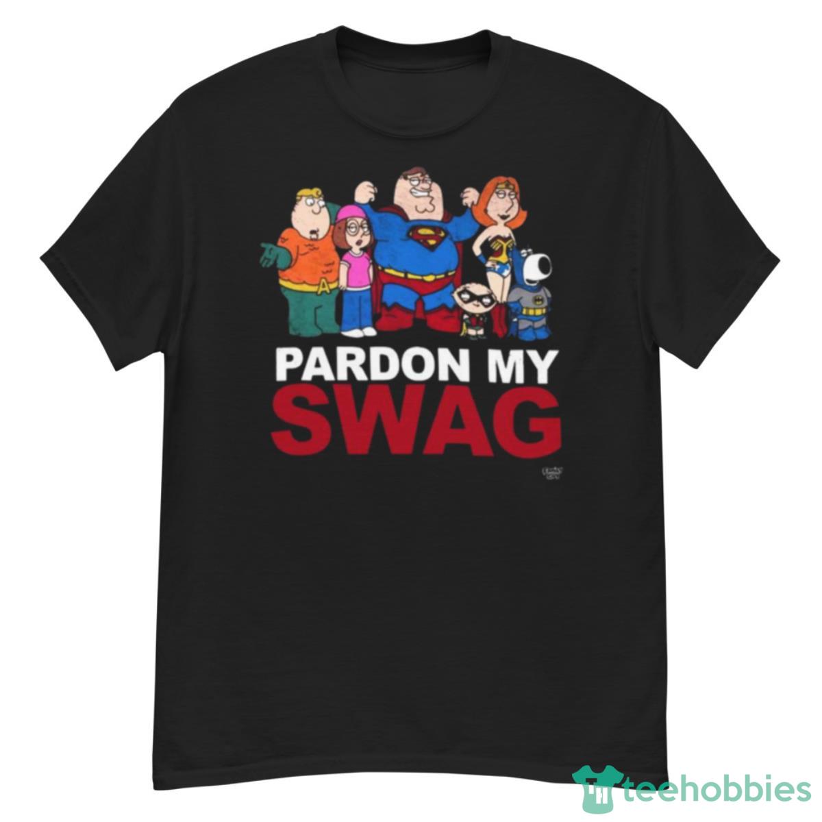 Design Family Guy Superheroes Pardon My Swag 2023 T Shirt - G500 Men’s Classic T-Shirt