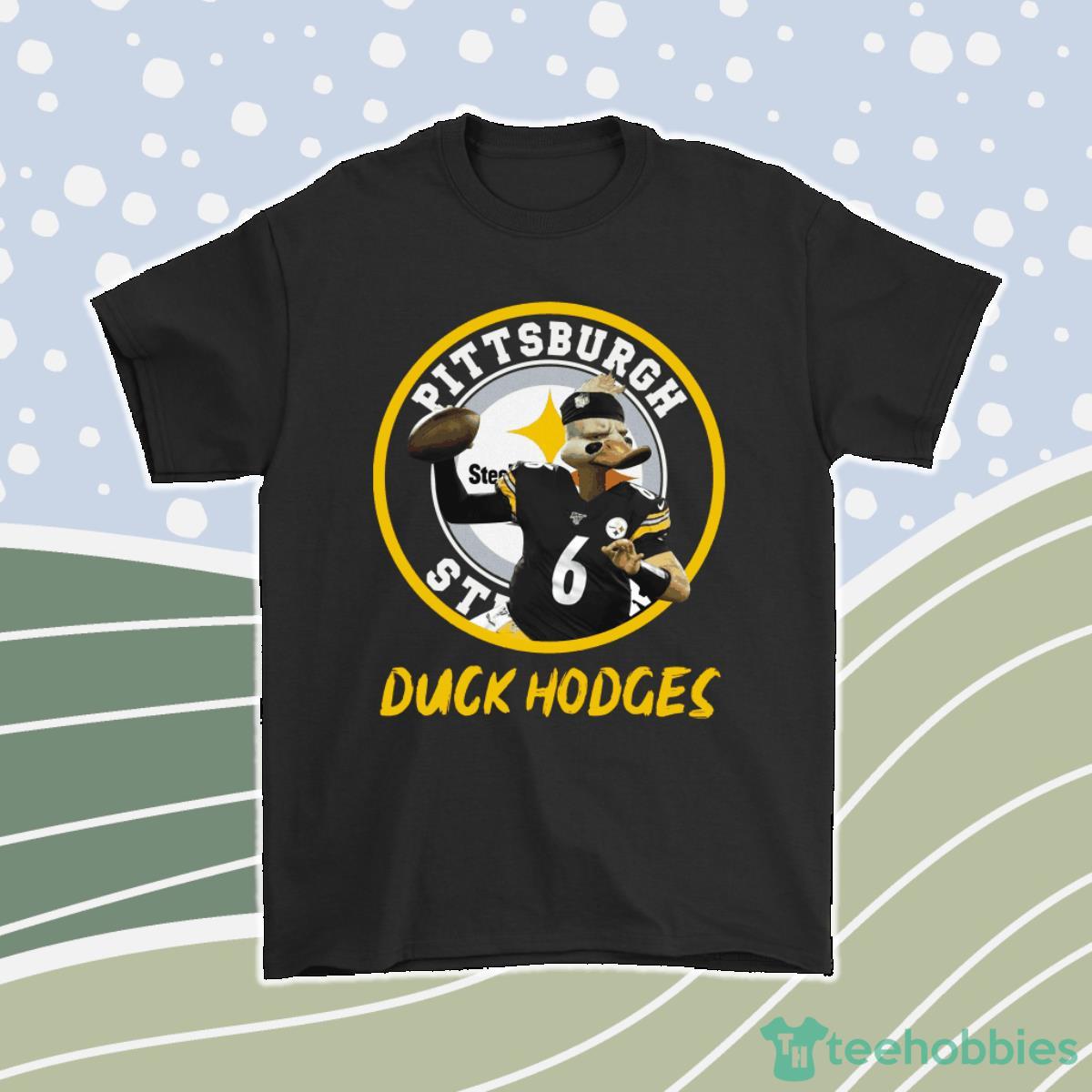 Devlin Duck Hodges Pittsburgh Steelers Number 6 Duck Men Women T-Shirt, Hoodie, Sweatshirt Product Photo 1