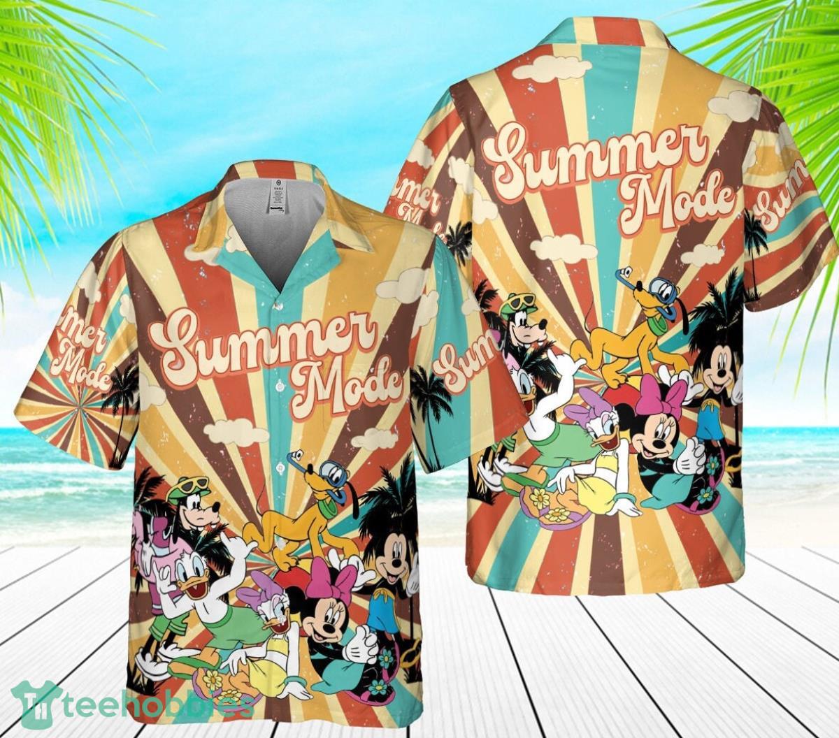 Disney Mickey And Friends Summer Hawaiian Shirt Product Photo 1 Disney Mickey And Friends Summer Hawaiian Shirt Product Photo 1