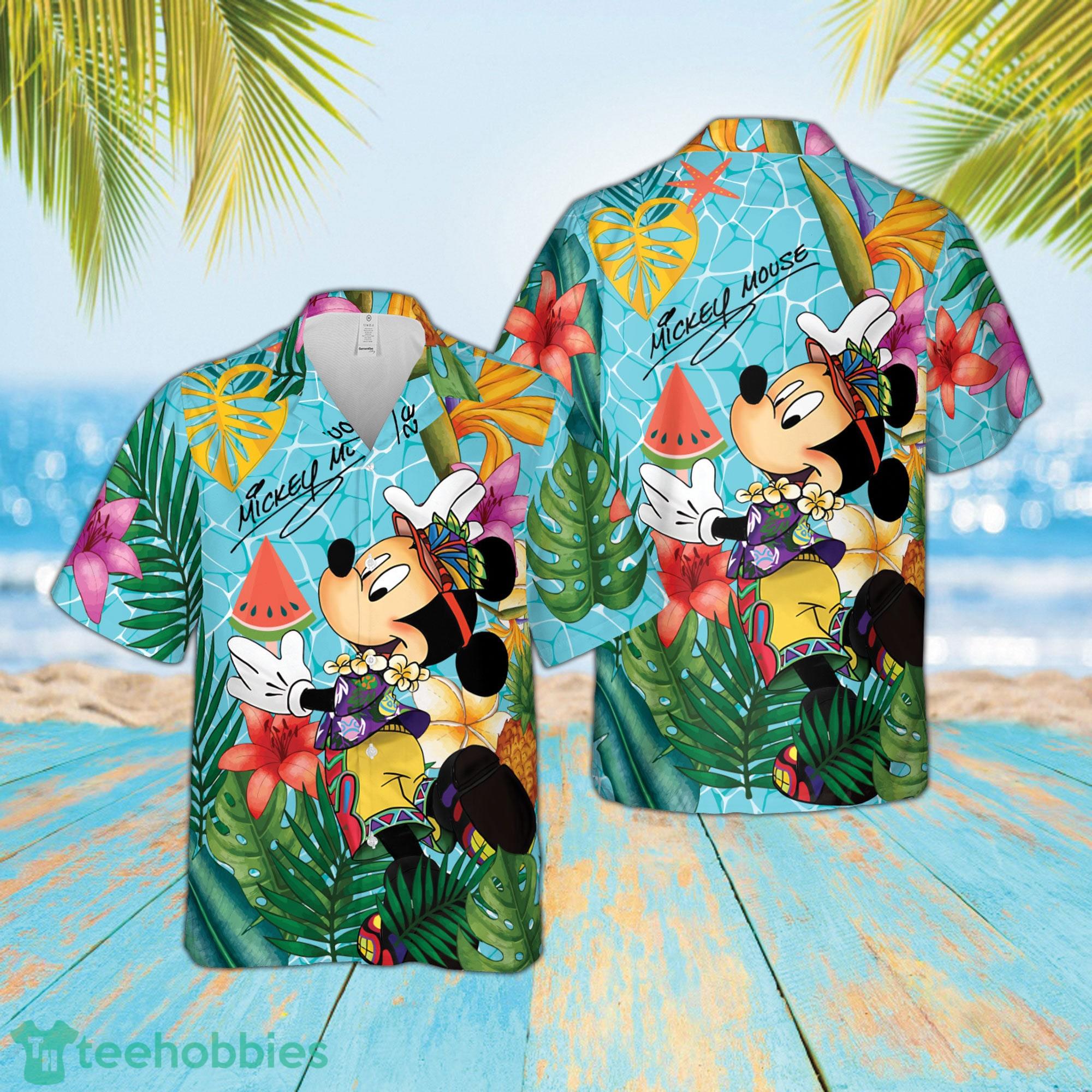 Disney Mickey Mouse Hawaiian Shirt Product Photo 1 Disney Mickey Mouse Hawaiian Shirt Product Photo 1