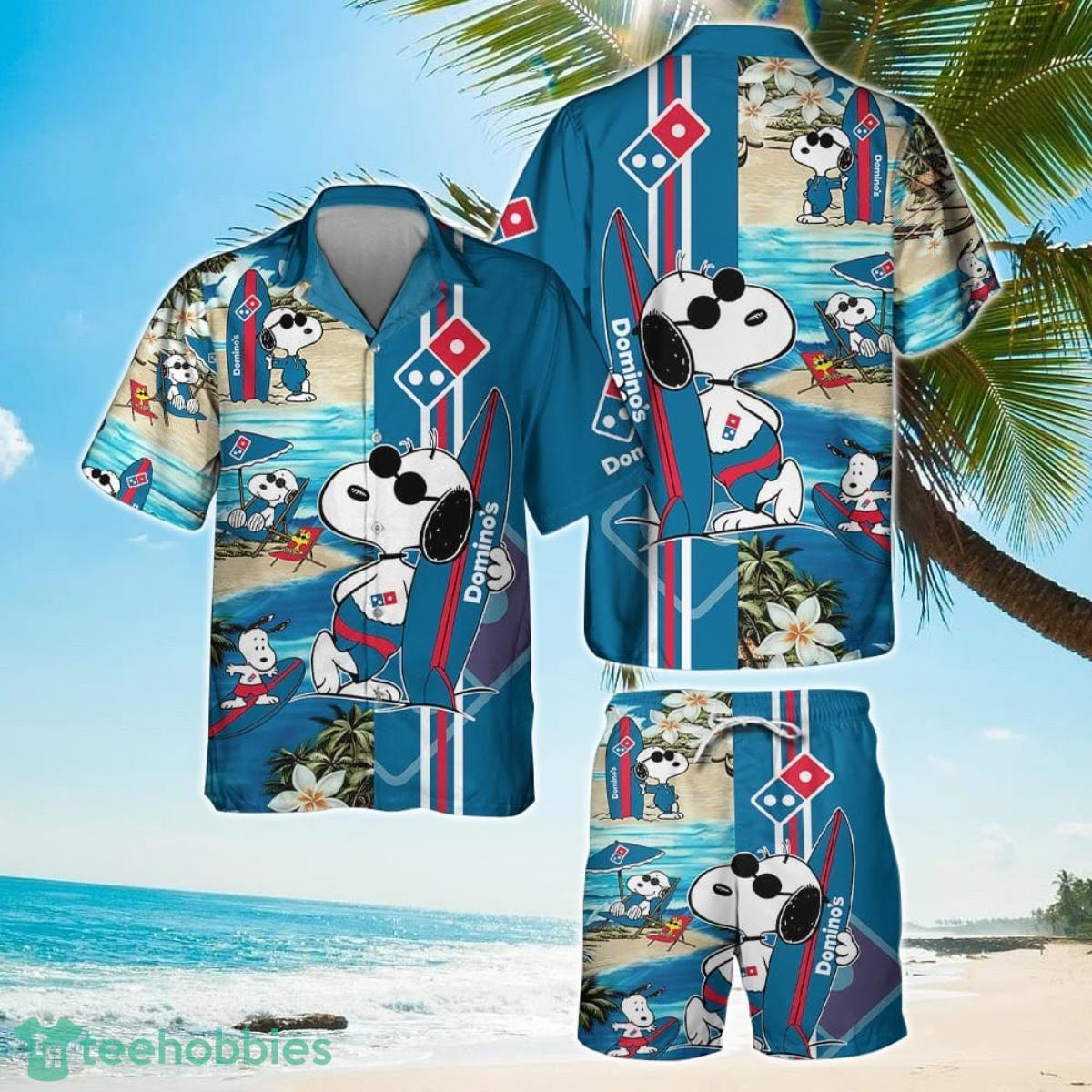 Domino's Pizza Food Beach Hawaiian Shirt For Men And Women Product Photo 1