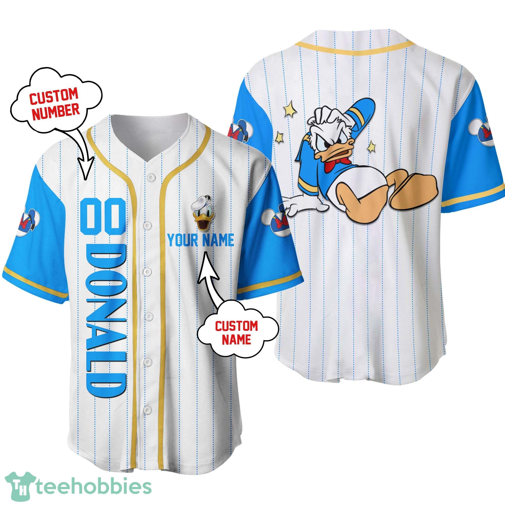 Donald Personalized Baseball Jersey Product Photo 1