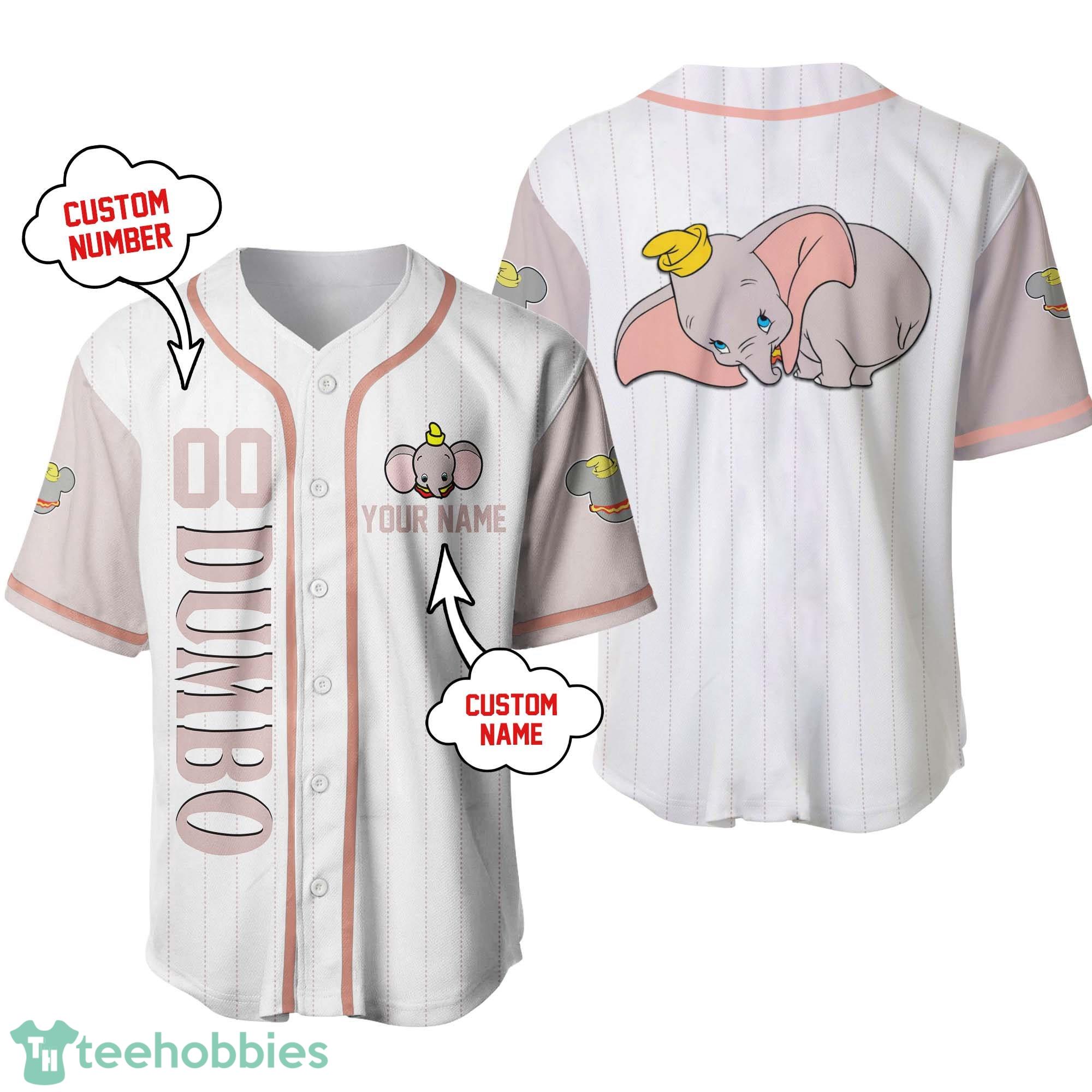 Dumbo The Flying Elephant Baseball Jersey Personalized Product Photo 1