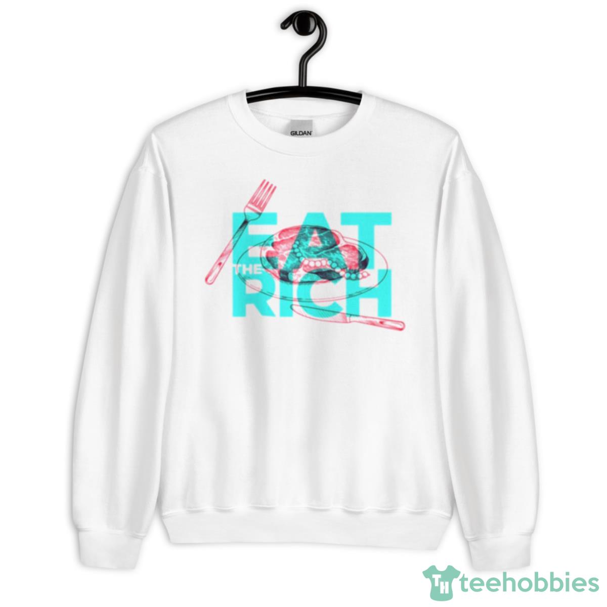 Eat The Rich Album Art Aerosmith Shirt - Unisex Heavy Blend Crewneck Sweatshirt