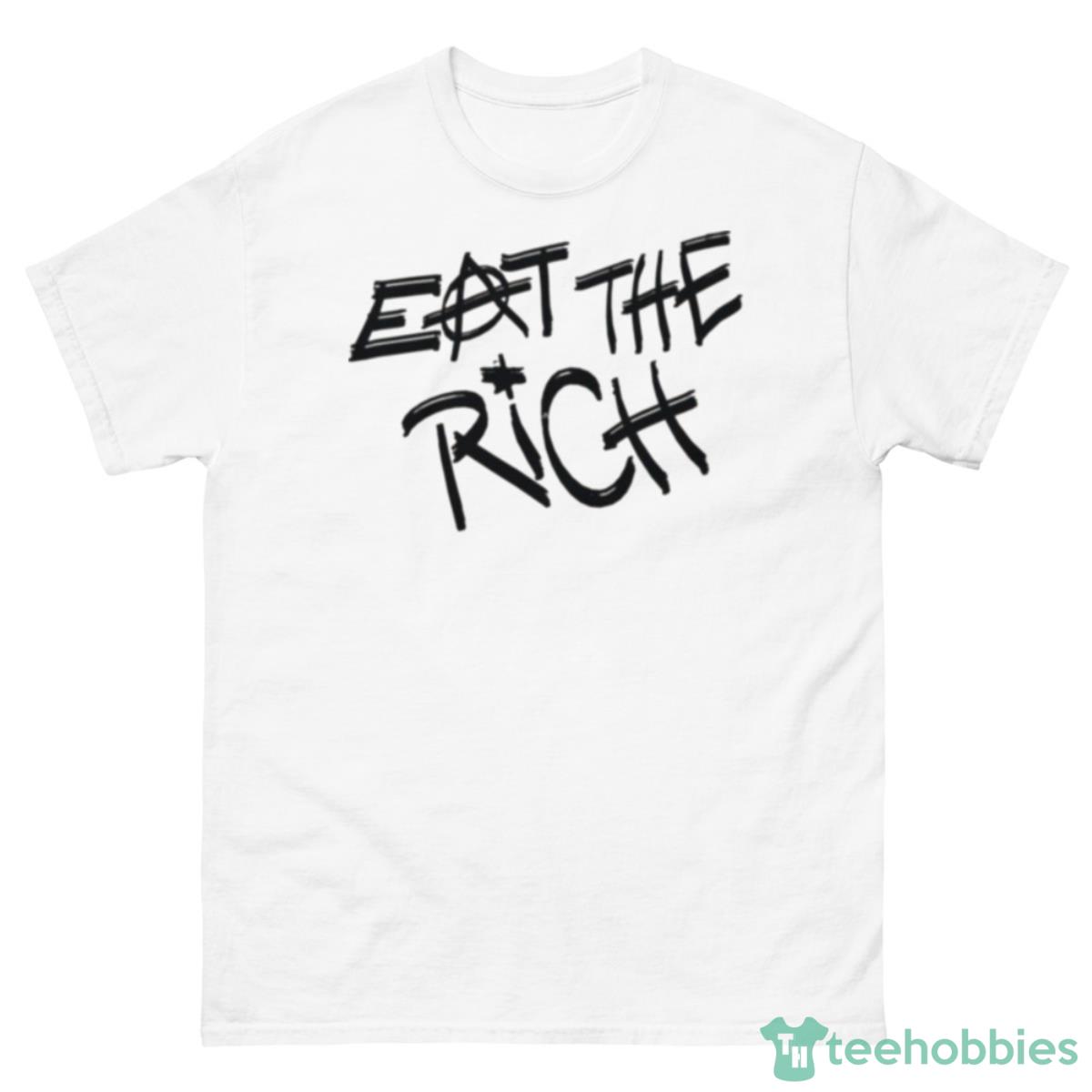 Eat The Rich Text Design Aerosmith Shirt - 500 Men’s Classic Tee Gildan