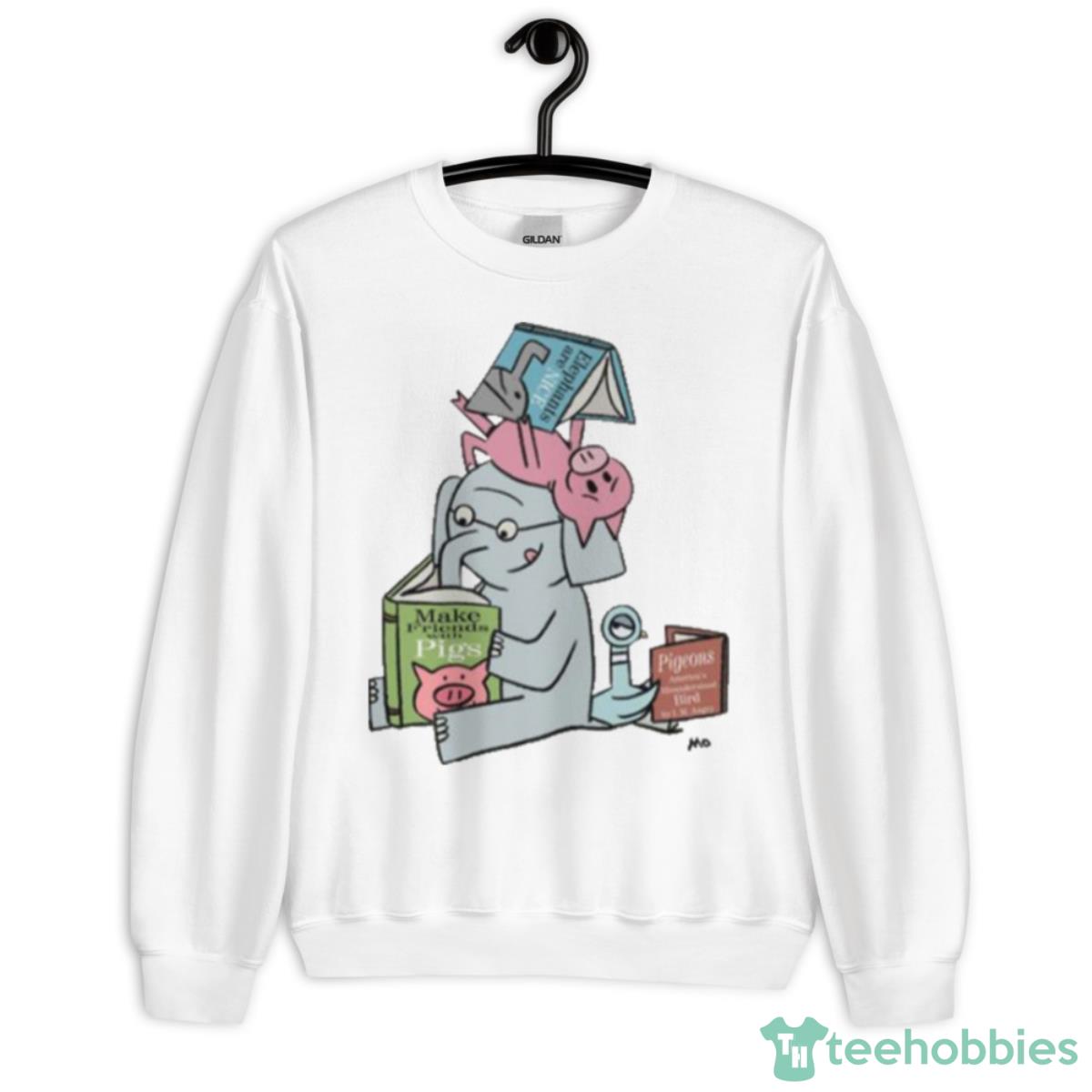 Elephant And Piggie Gerald And Piggie Shirt - Unisex Heavy Blend Crewneck Sweatshirt