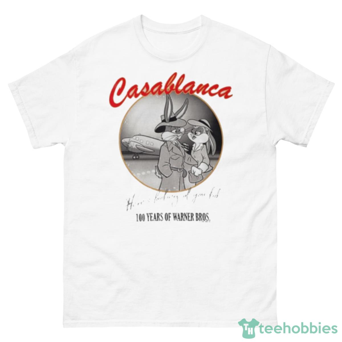 Exclusive Wb 100 Looney Tunes X Casablanca Adult Shirt - 500 Men’s Classic Tee Gildan