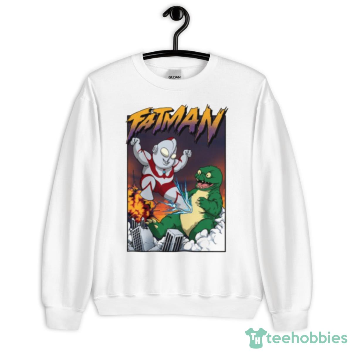 Fatman Vs Kaiju Ultraman Shirt - Unisex Heavy Blend Crewneck Sweatshirt