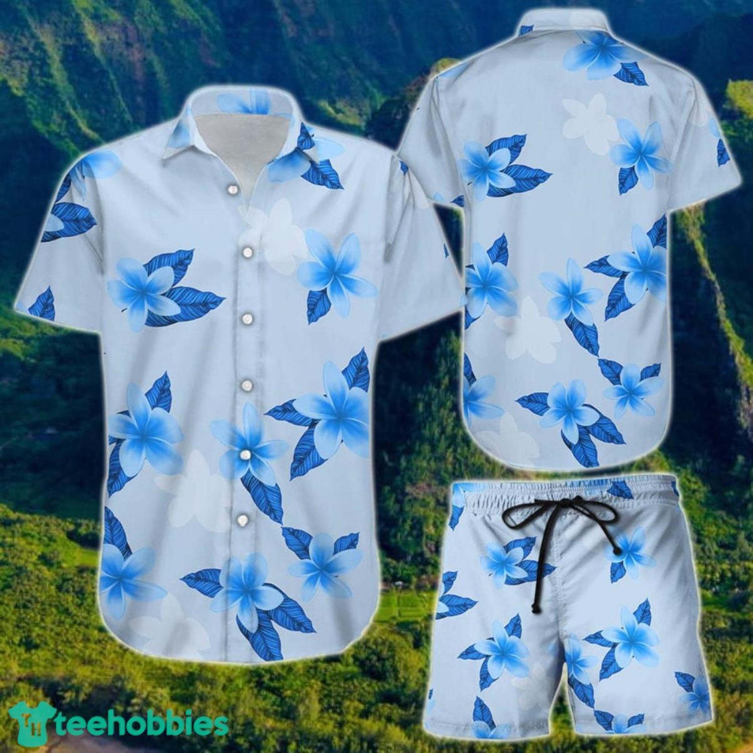 Flower Hawaiian Shirt And Short For Men And Women Product Photo 1