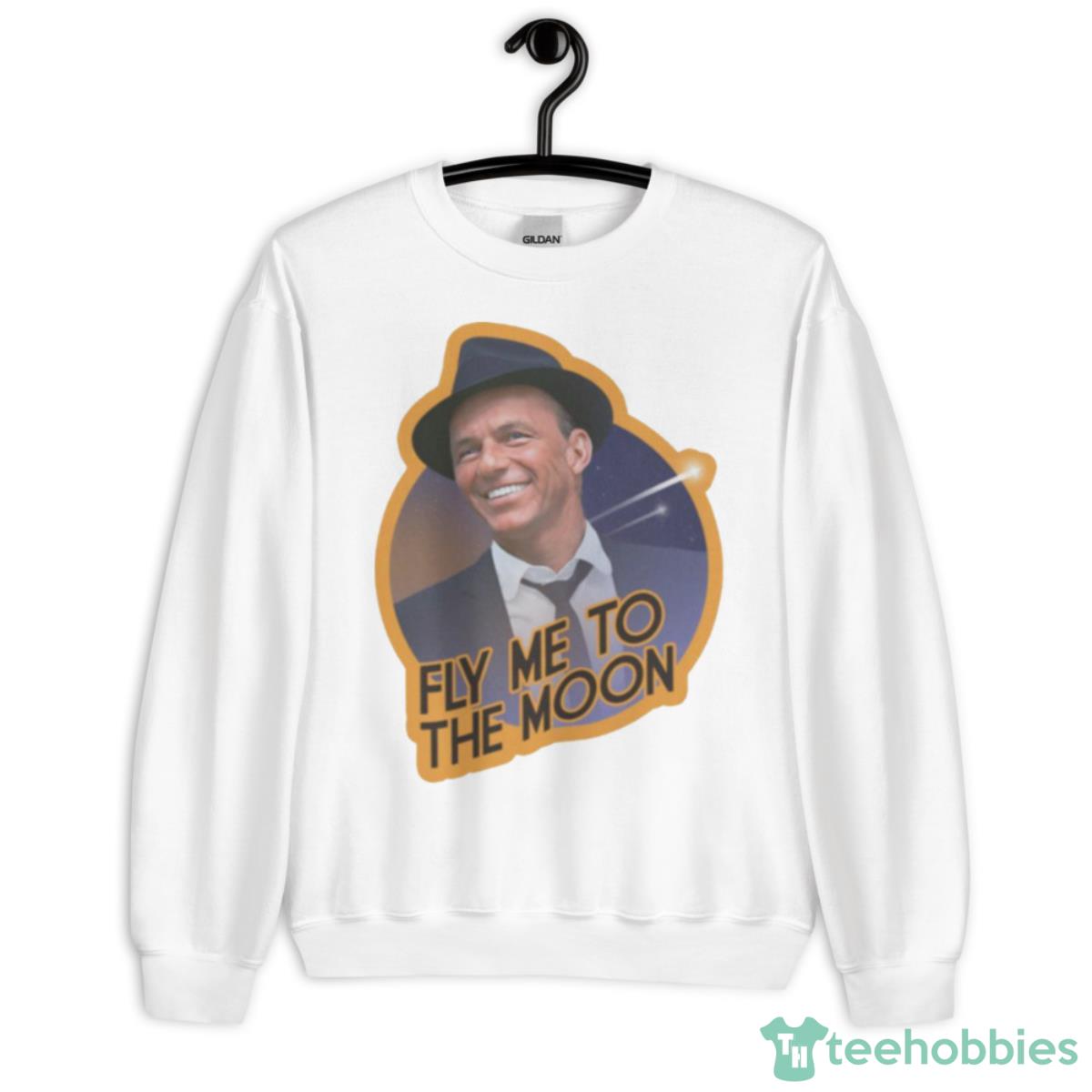 Frank Sinatra Fly Me To The Moon Vintage Shirt - Unisex Heavy Blend Crewneck Sweatshirt