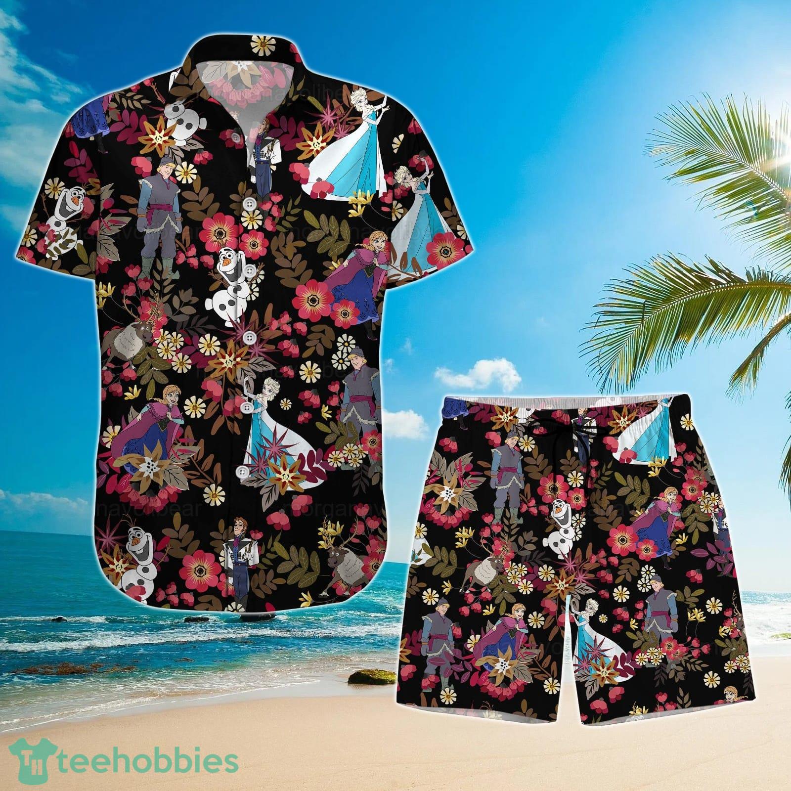 Frozen Hawaiian Shirt And Short For Men And Women Product Photo 1