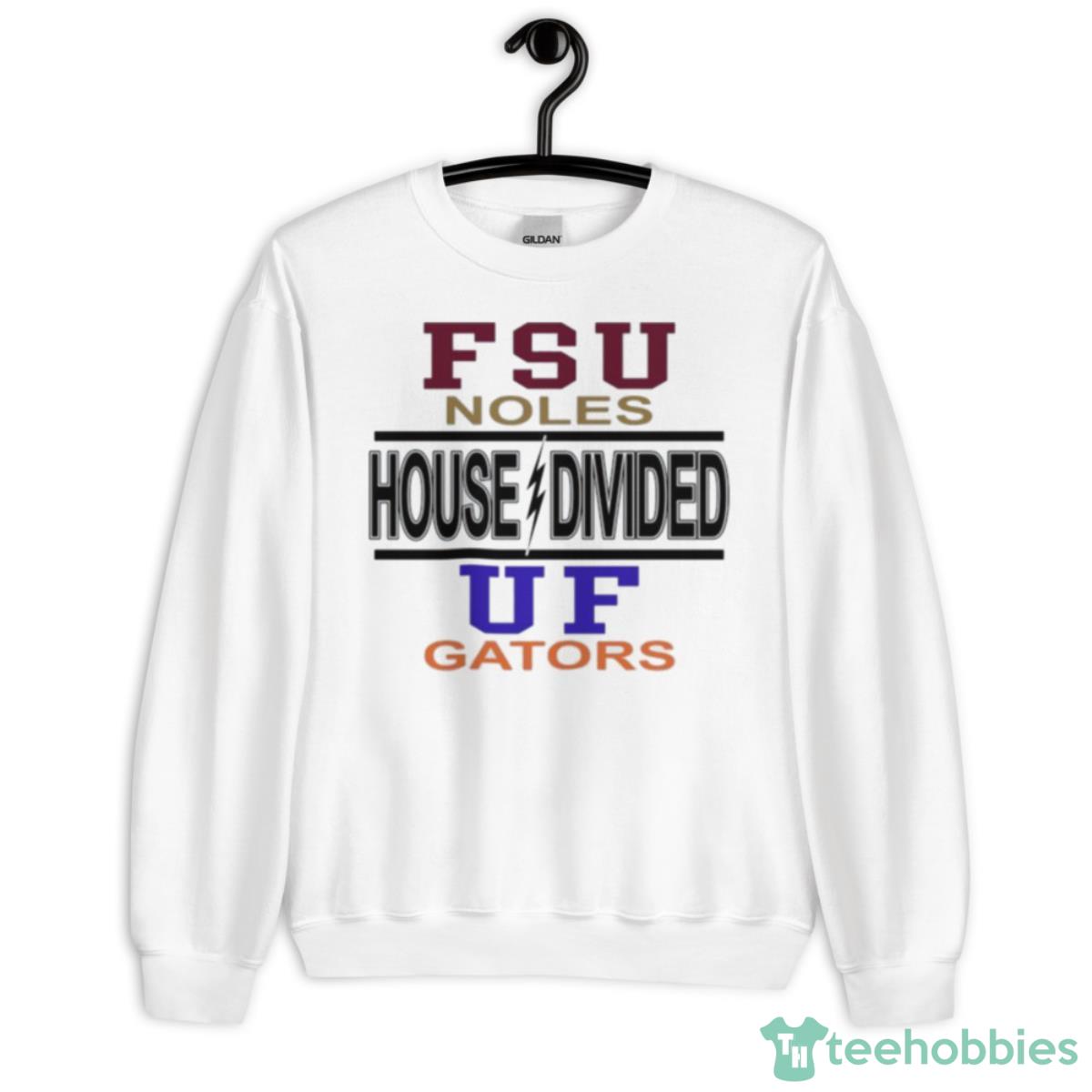 FSU Noles House Divided UF Gator T Shirt - Unisex Heavy Blend Crewneck Sweatshirt