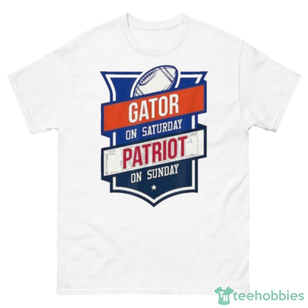 Gator On Saturday Patriot On Sunday Gainesville Shirt - 500 Men’s Classic Tee Gildan