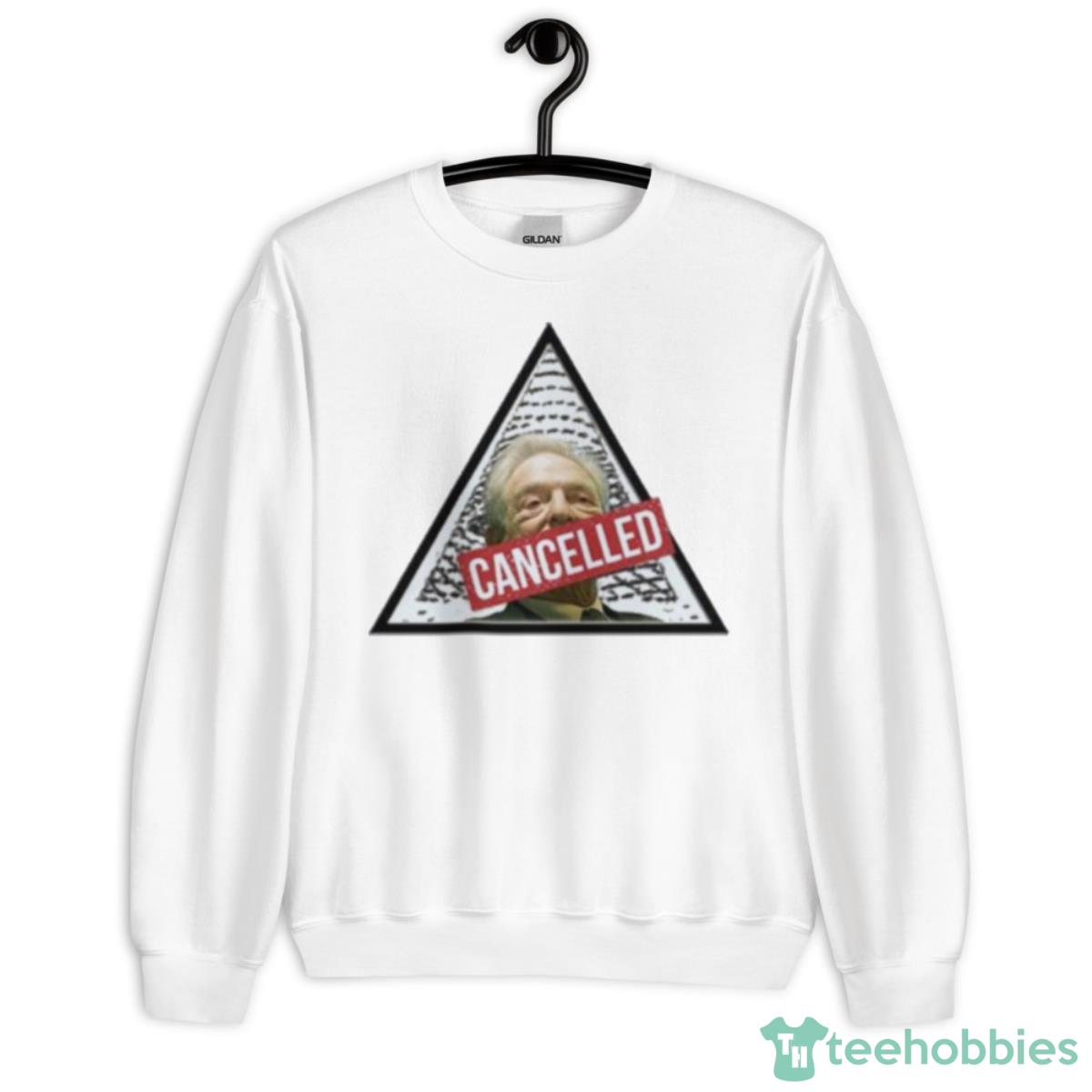 George Soros Illuminati Cancelled Shirt - Unisex Heavy Blend Crewneck Sweatshirt