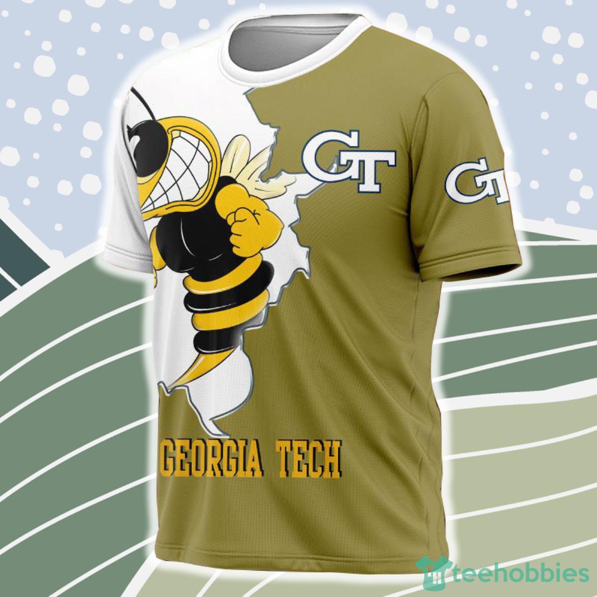 Georgia Tech NCAA Shirt 3D For Men And Women Product Photo 1