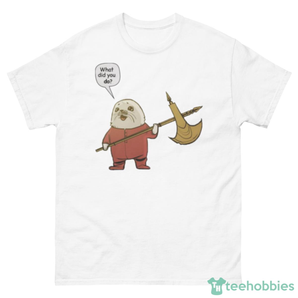 Ghus Saga Comic What Did You Do Shirt - 500 Men’s Classic Tee Gildan