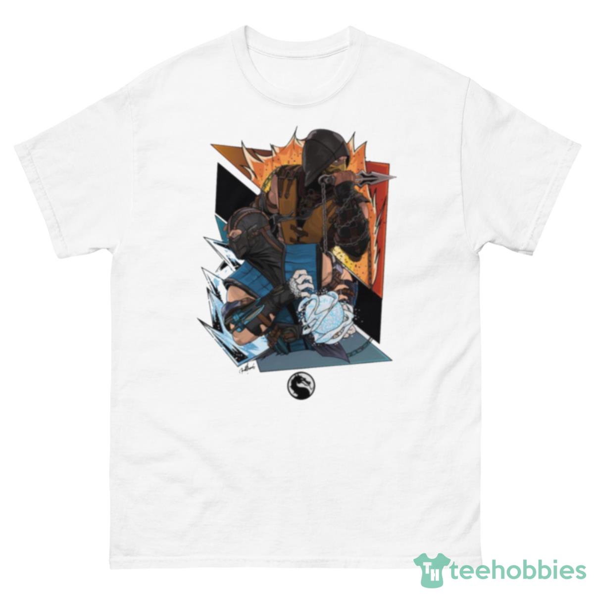 Graphic Mortal Kombat X Scorpion Sub Zero Shirt - 500 Men’s Classic Tee Gildan