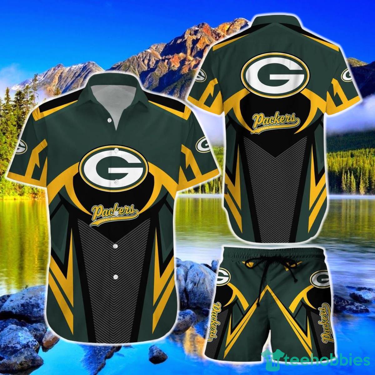 Green Bay Packers Nfl Hawaiian Shirt And Short Best Gift For Football Nfl Fans Product Photo 1