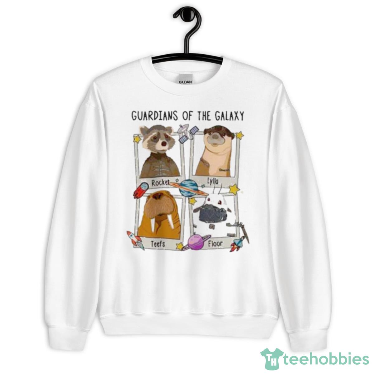 Guardians Of The Galaxy 2023  Rocket And Friends Shirt For Marvel Fans Shirt - Unisex Heavy Blend Crewneck Sweatshirt