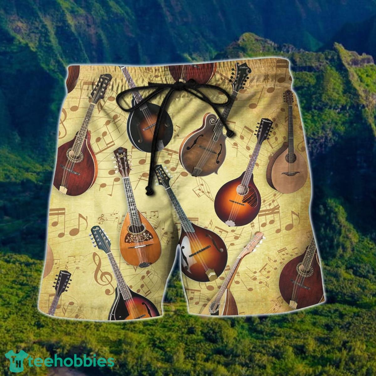 Guitar Hawaiian Shirt And Short For Men And Women Product Photo 2