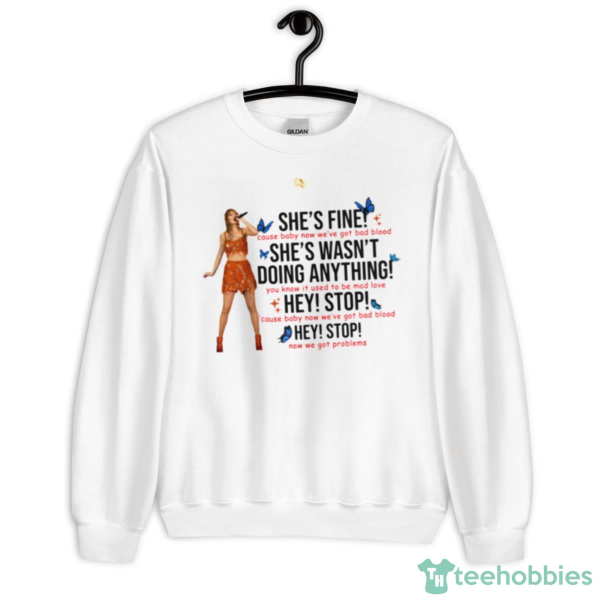 Hey Stop Eras Concert 2023 Shirt - Unisex Heavy Blend Crewneck Sweatshirt