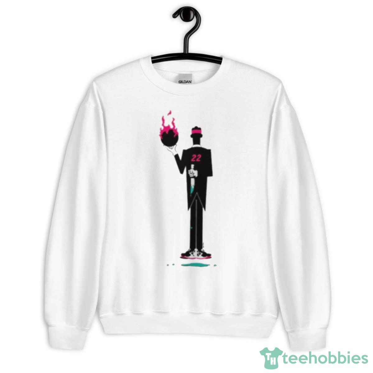 Himmy Butler With Fire Shirt - Unisex Heavy Blend Crewneck Sweatshirt