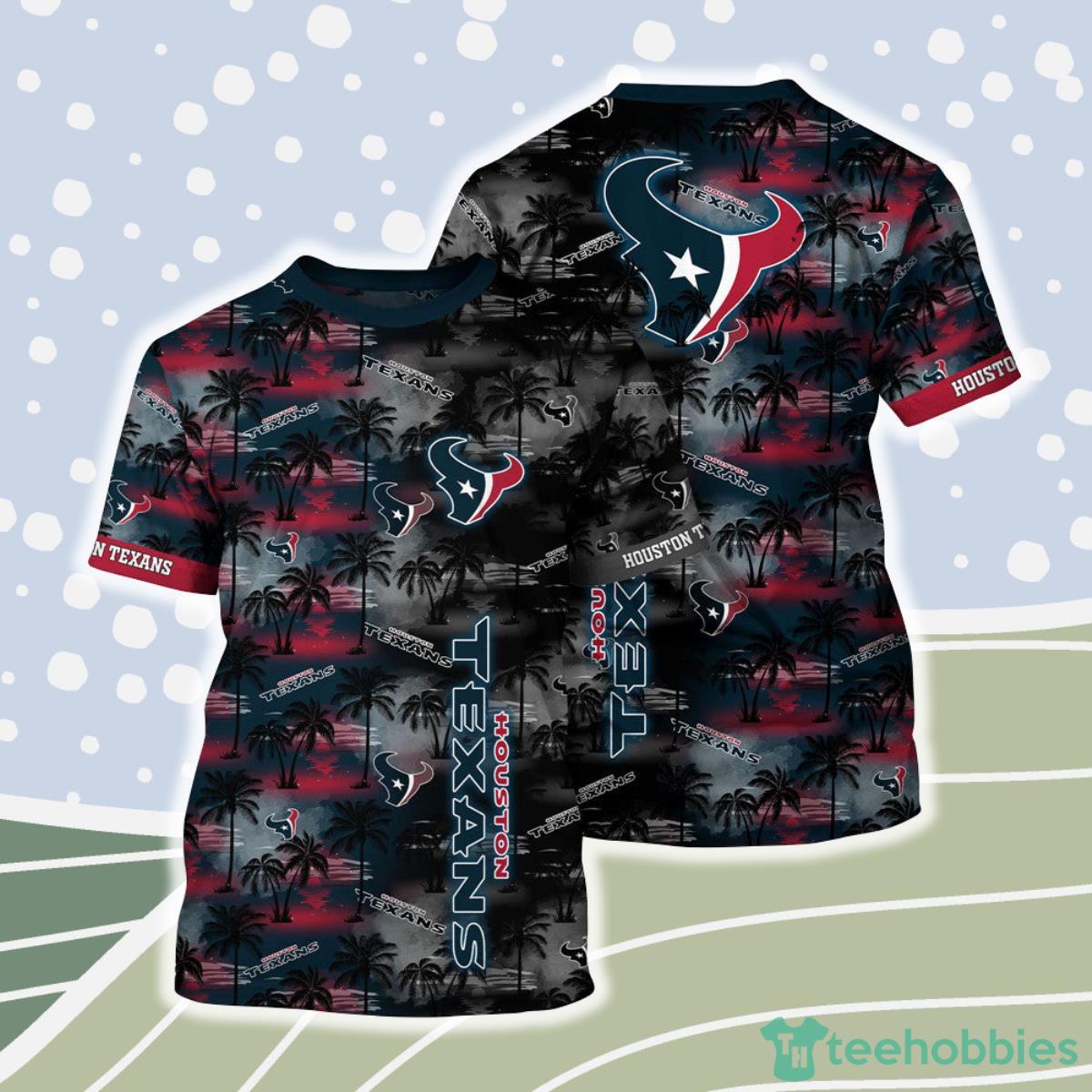 Houston Texans NFL Shirt Palm Trees Graphic For Men And Women Product Photo 1