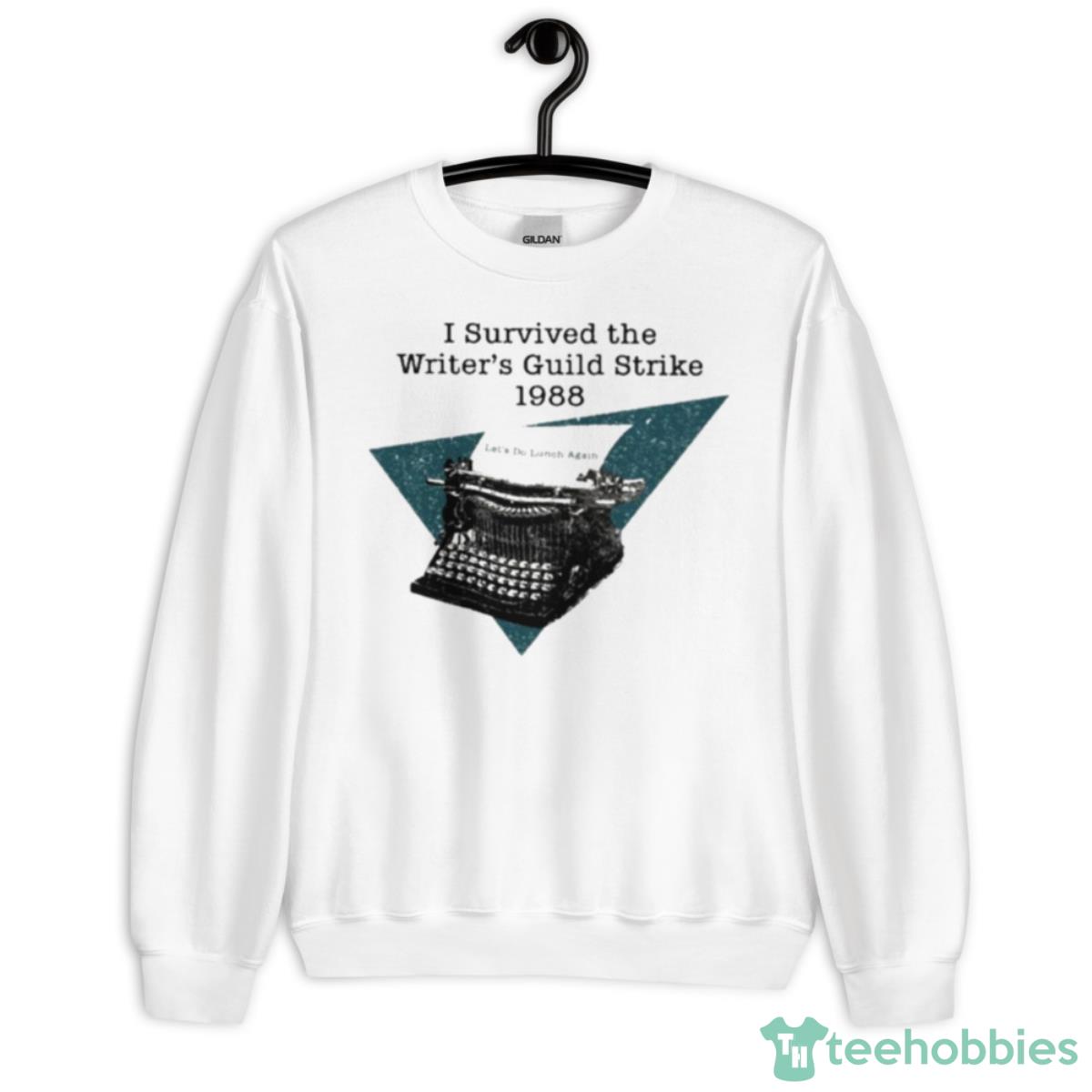I Survived The Writers Guild Strike 1988 Shirt - Unisex Heavy Blend Crewneck Sweatshirt