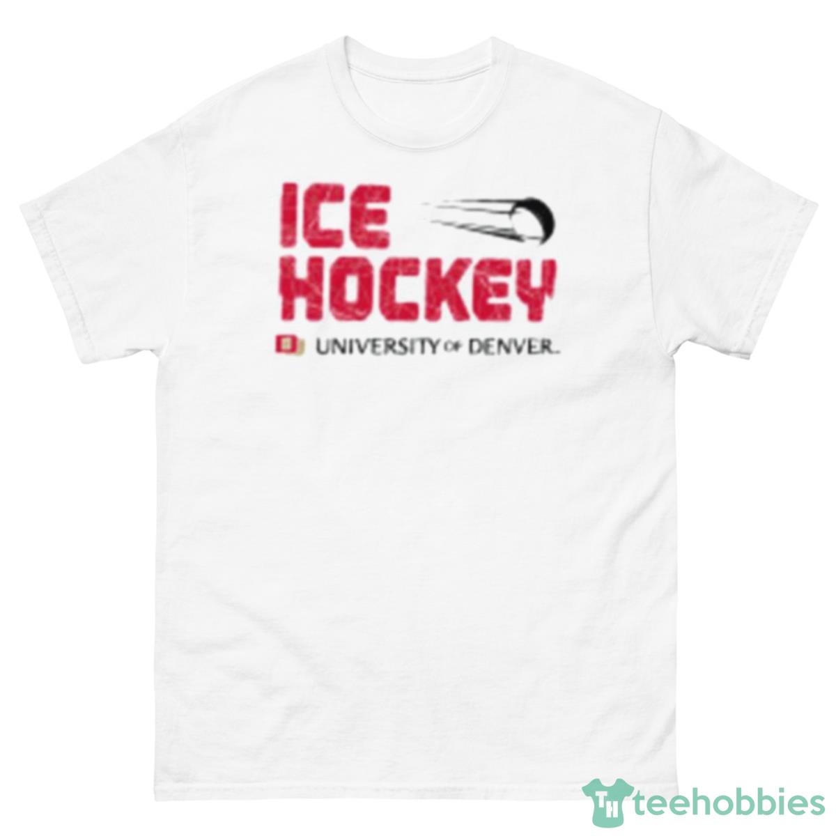 Ice Hockey University Of Denver Shirt - 500 Men’s Classic Tee Gildan