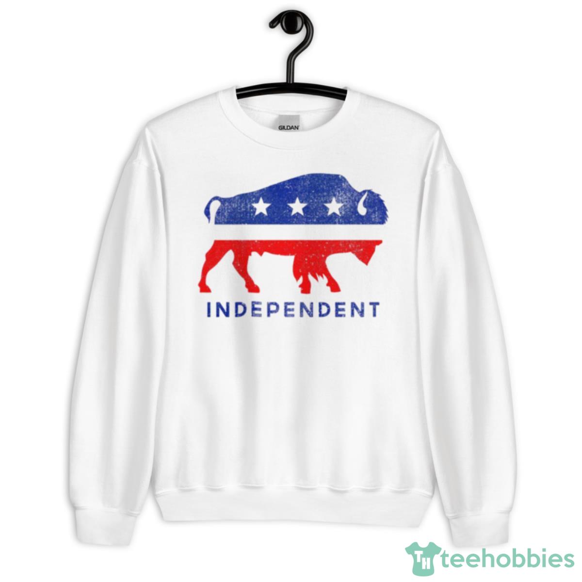 Independent Bison Distressed Shirt - Unisex Heavy Blend Crewneck Sweatshirt