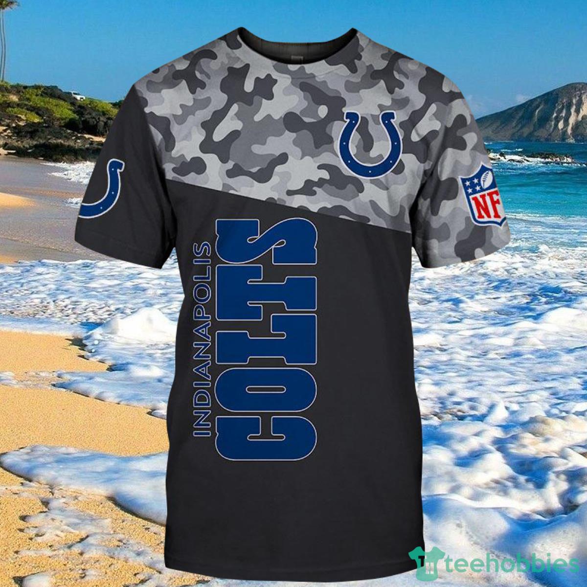 Indianapolis Colts Military Shirt 3D For Men And Women Product Photo 1