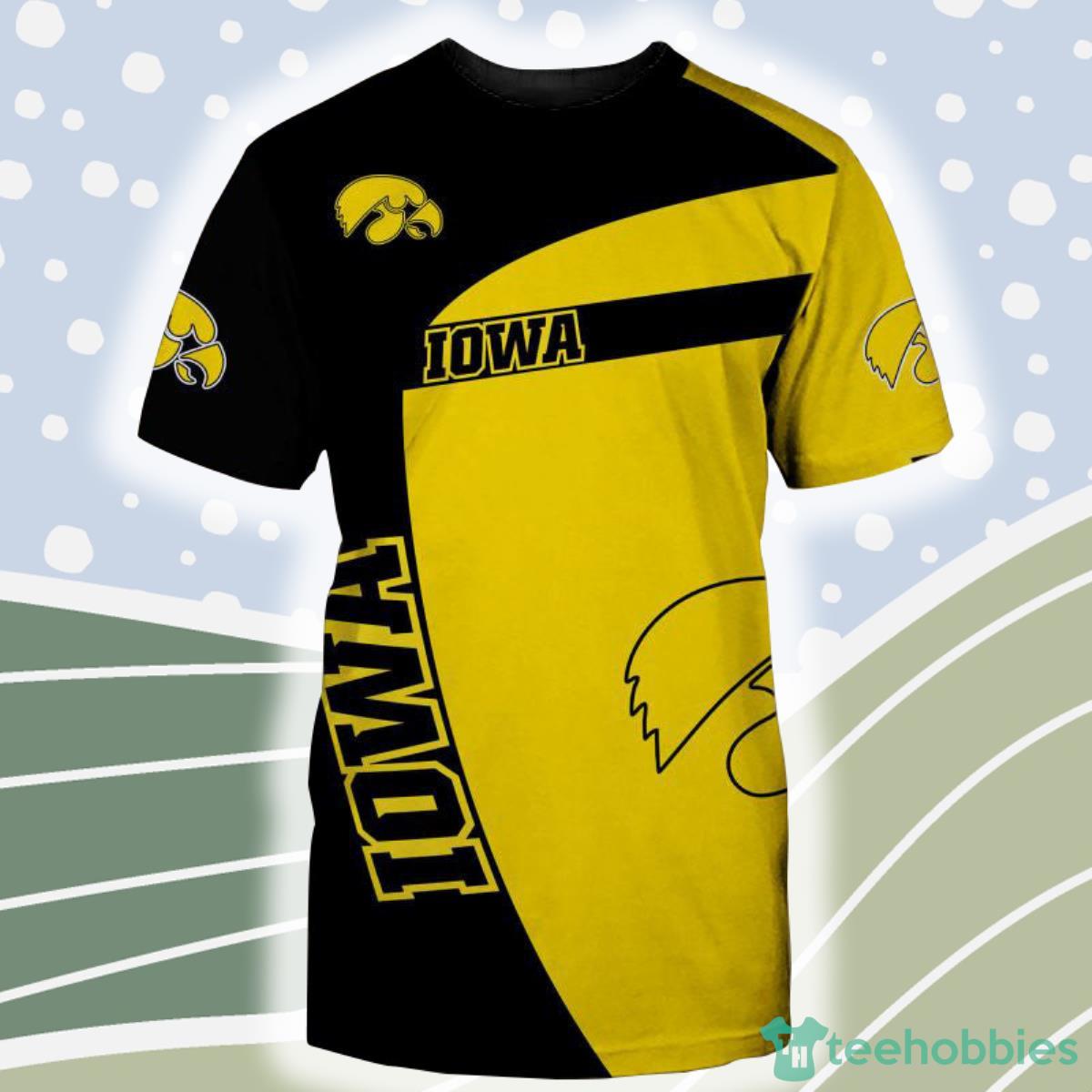 Iowa Hawkeyes NCAA Shirt 3D For Fans Product Photo 1