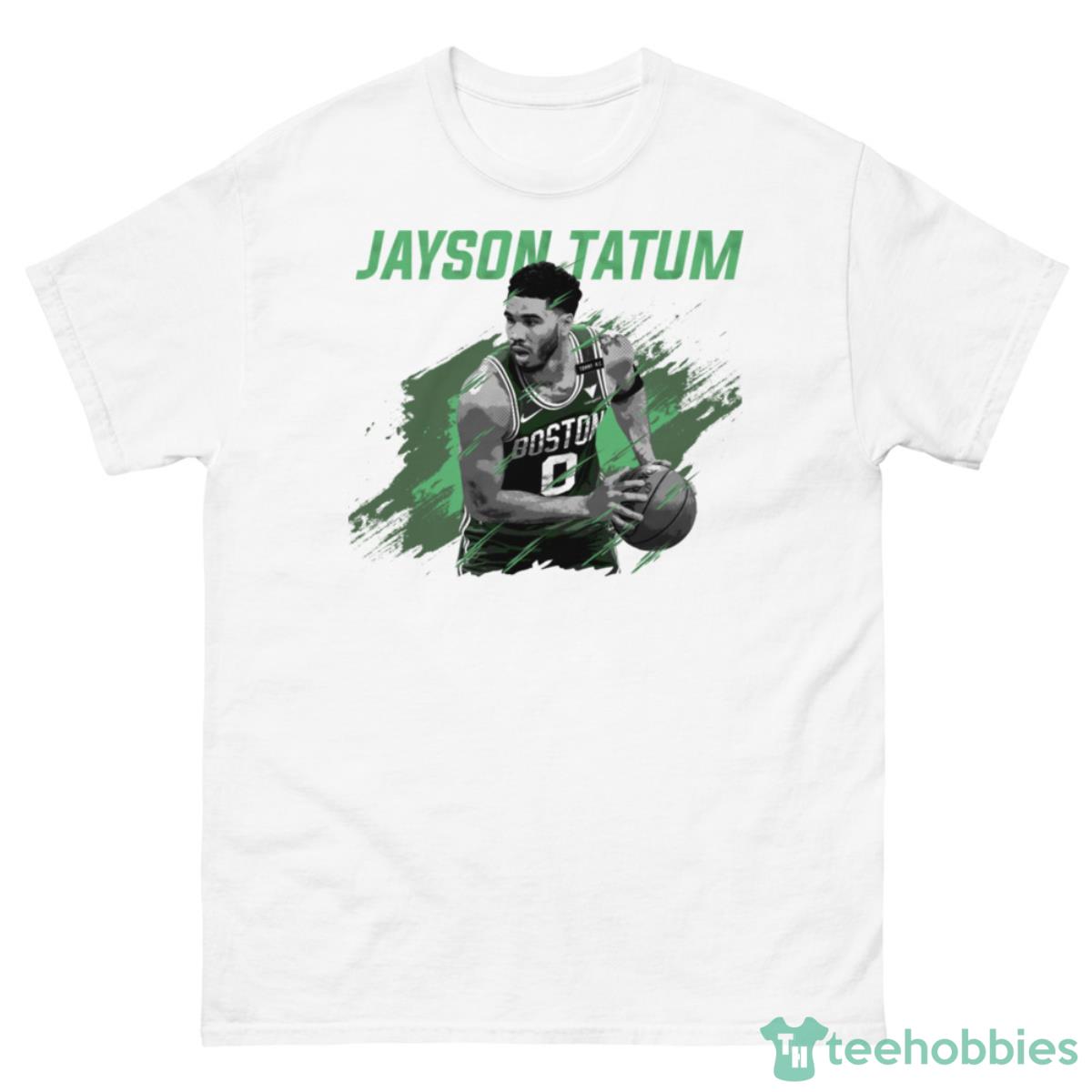 Jayson Tatum Cetics T-Shirt - 500 Men’s Classic Tee Gildan-1