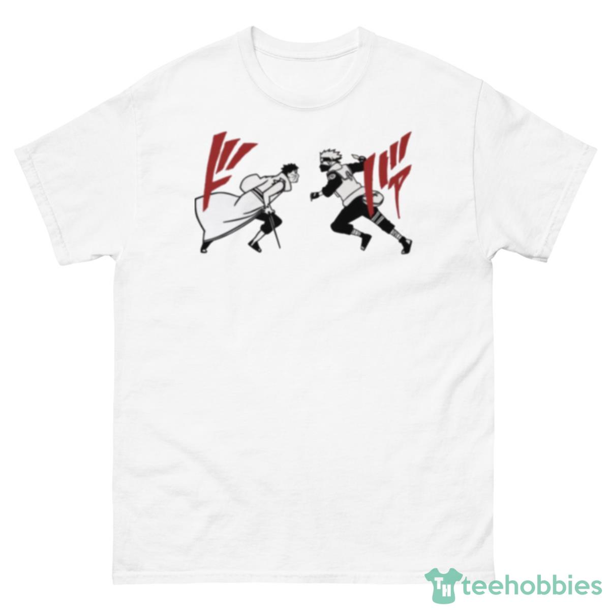 Kakashi Vs Obito Manga Fight Scene Naruto Shippuden Shirt - 500 Men’s Classic Tee Gildan