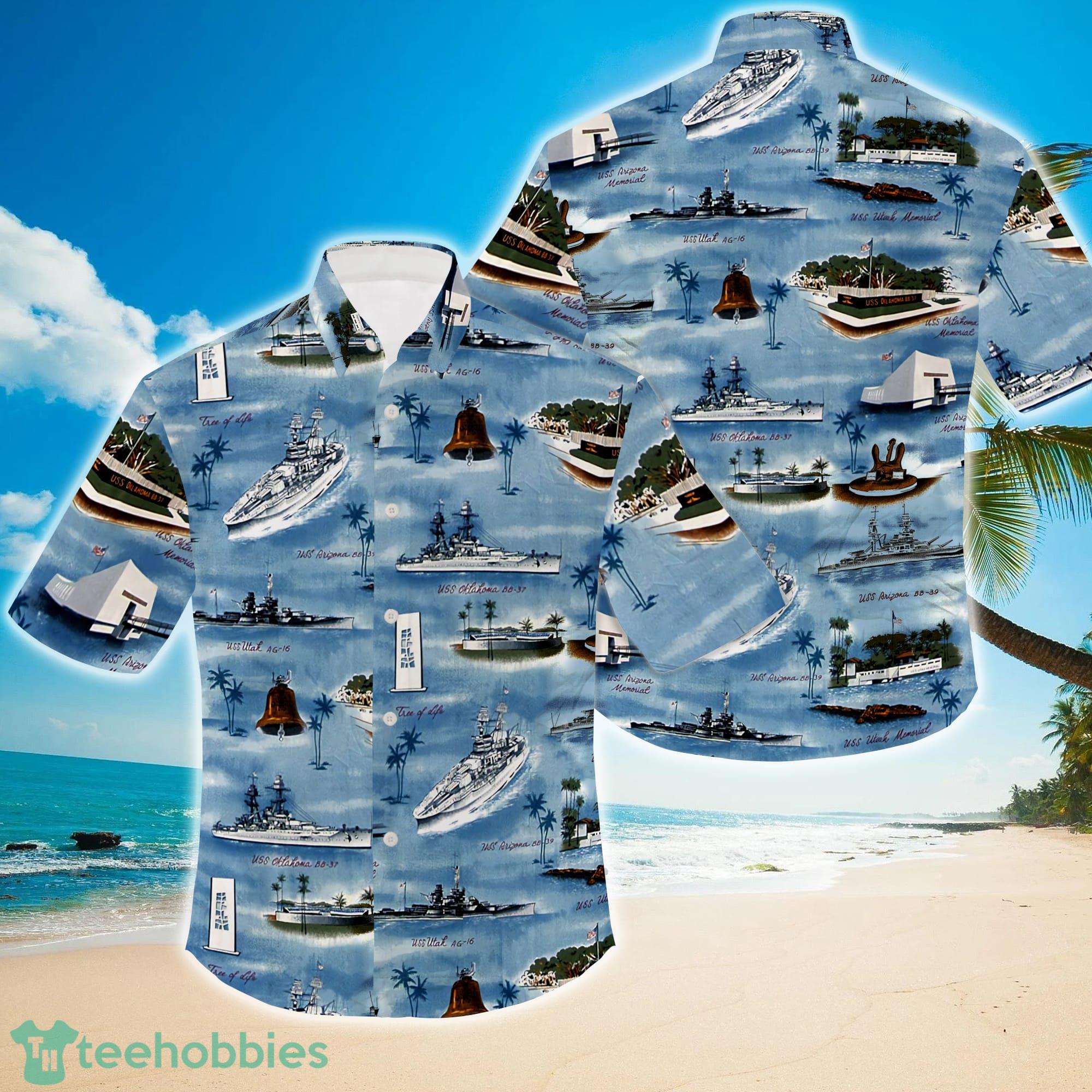 Kalaheo Pearl Harbor US Carrier Hawaiian Shirt Product Photo 1 Kalaheo Pearl Harbor US Carrier Hawaiian Shirt Product Photo 1