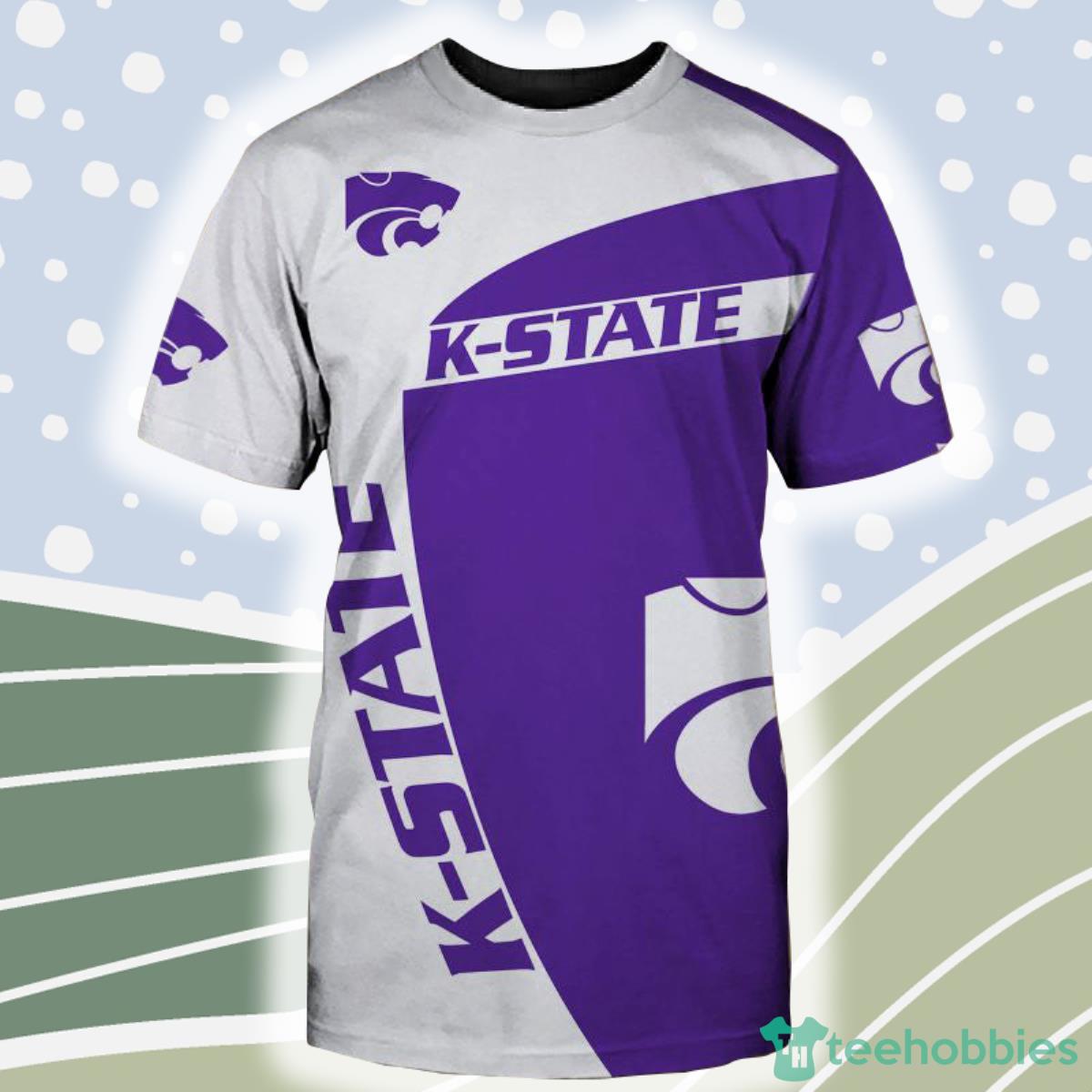 Kansas State Wildcats NCAA Shirt 3D For Fans Product Photo 1