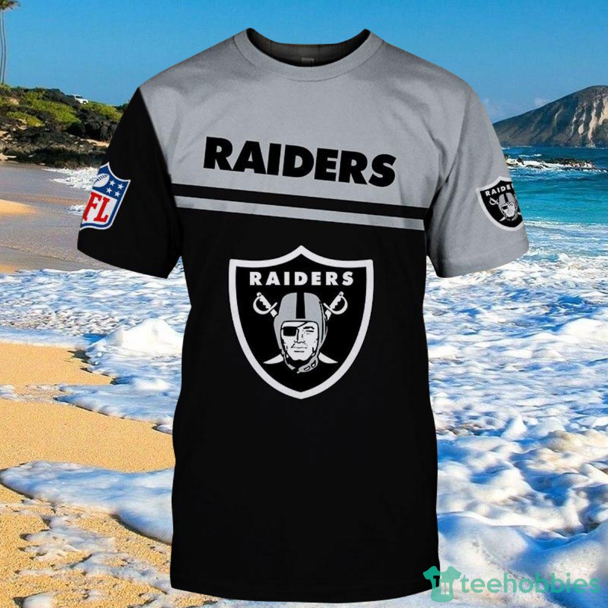 Las Vegas Raiders Tee Shirts 3D Hand Skull For Men And Women Product Photo 2