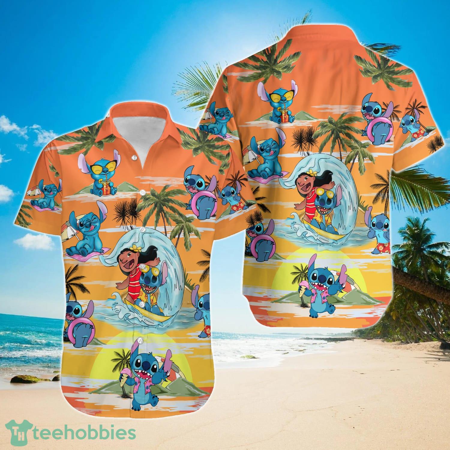 Lilo And Stitch Aloha Disney Summer Hawaiian Shirt Product Photo 1